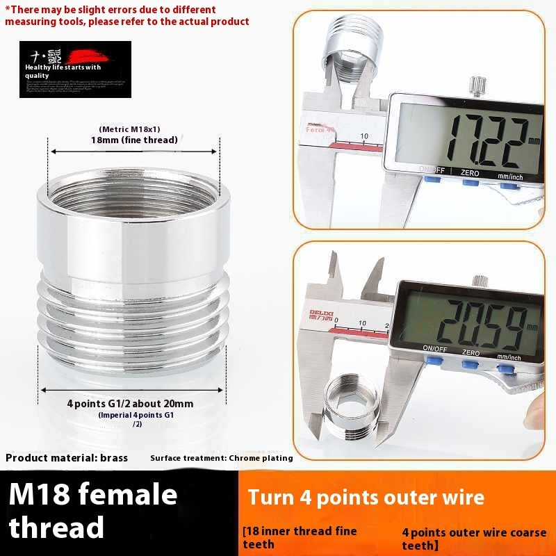 Minimally Designed Kitchen Faucet Adapter Accessories